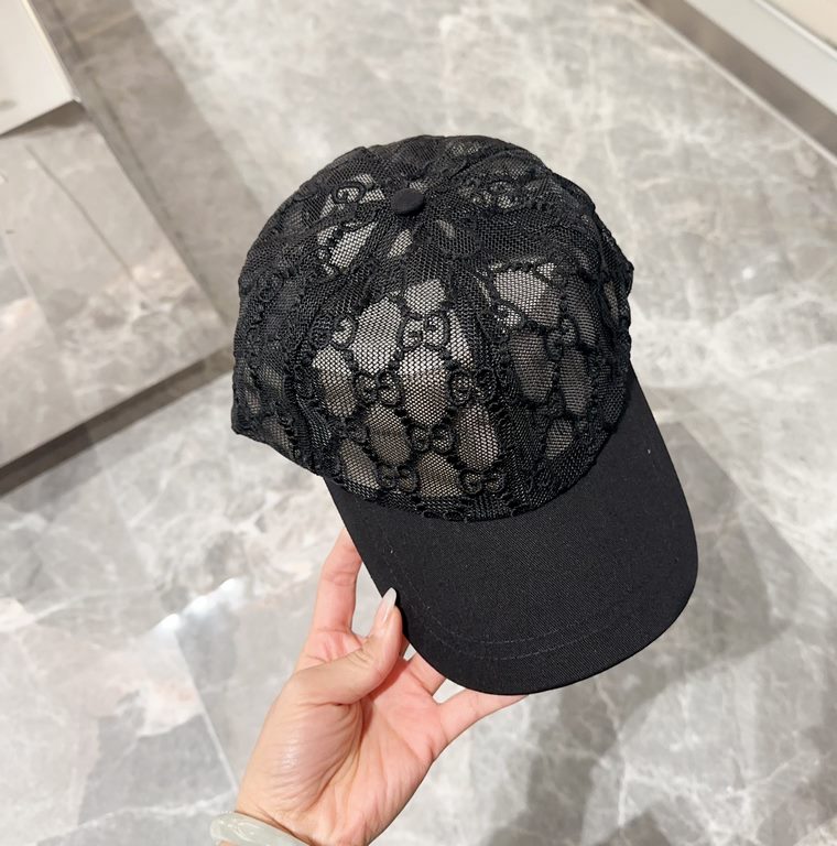 GUCCI Gucci 2024 counter new simple embroidery model baseball cap, very trendy! Casual sports models, classic production, super good with clothes!