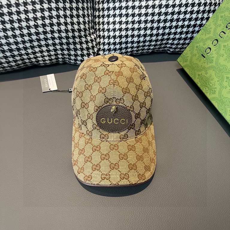 With packaging bag, Gucci (Gucci) new original single baseball cap, small tiger head, the latest counter models, 11 open mold customized, genuine open mold hardware, original canvas material   head layer cowhide, origina