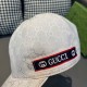 With box bag, Gucci (Gucci) spring and summer new original single baseball cap, logo webbing, 11 open mold customized, original canvas material   head layer cowhide, the generation of the purchase of popular, men and wom