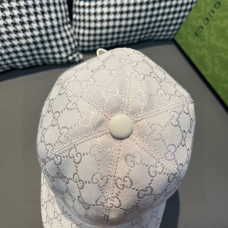 With box bag, Gucci (Gucci) spring and summer new original single baseball cap, logo webbing, 11 open mold customized, original canvas material   head layer cowhide, the generation of the purchase of popular, men and wom