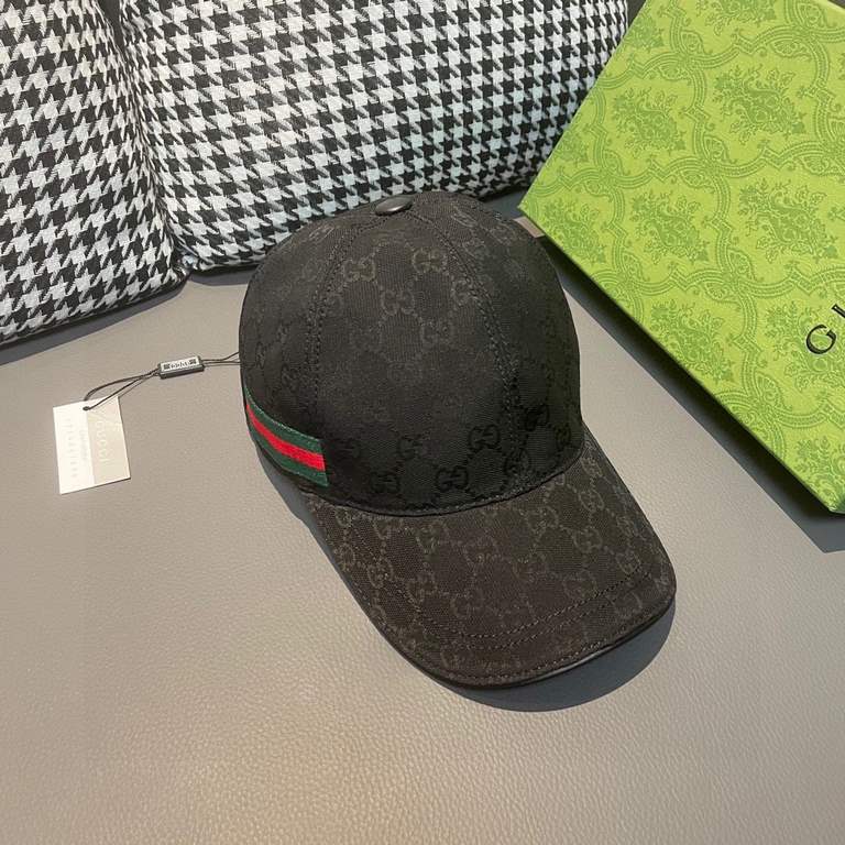 TheA million years of classic style! Apricot color, black with s sizeWith box bag, Gucci (Gucci) classic original single baseball cap     counter 11 open mold customized, the highest version, the original canvas material