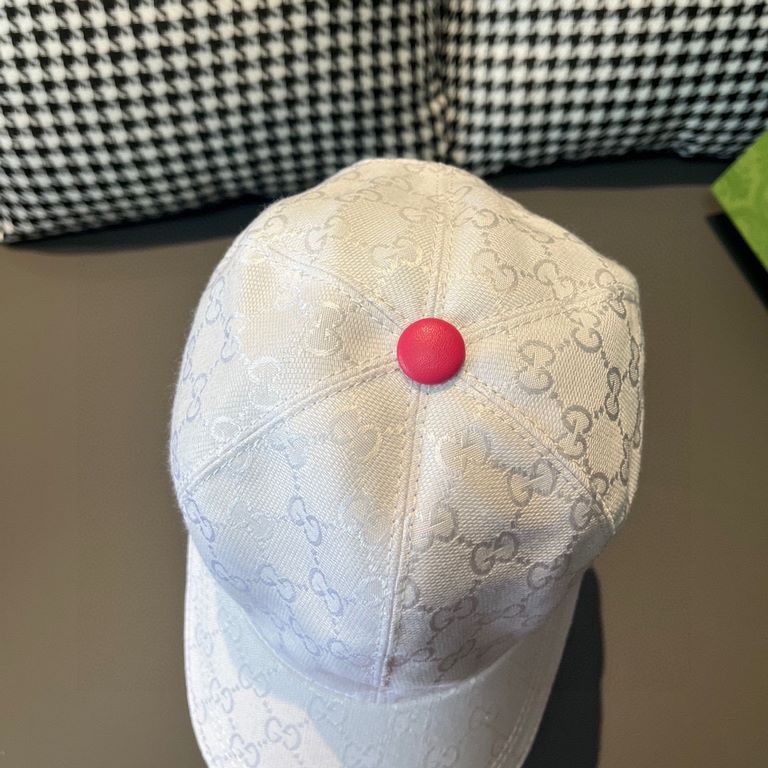 Gucci baseball cap.With box cloth bag, Gucci (Gucci) classic original single baseball cap, logo webbing counter 11 open mold customized, the highest version, the original canvas material   head layer cowhide, cotton lini