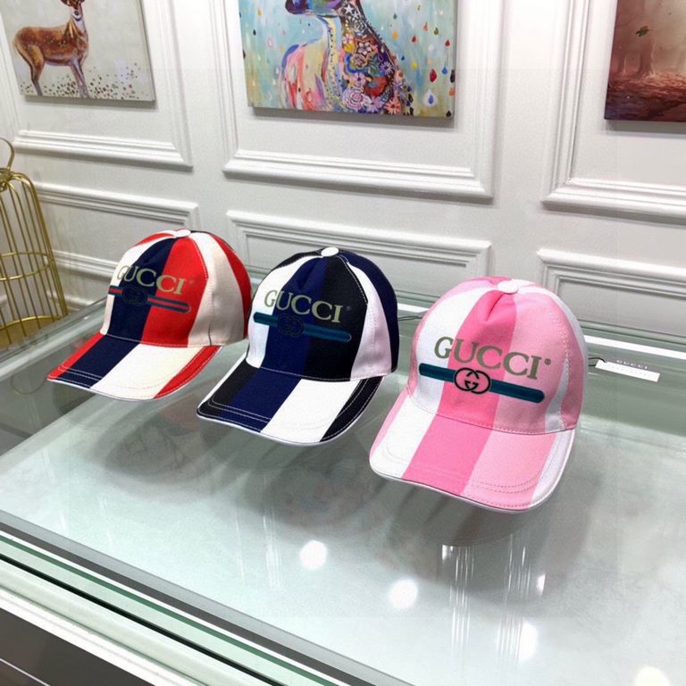 With box bag, Gucci (Gucci) new original single baseball cap, silk screen logo, counter 11 open mold customized, original canvas material   head cowhide, cotton lining, lightweight and breathable! Awesome quality, base h