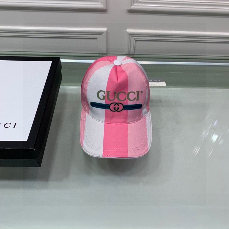 With box bag, Gucci (Gucci) new original single baseball cap, silk screen logo, counter 11 open mold customized, original canvas material   head cowhide, cotton lining, lightweight and breathable! Awesome quality, base h