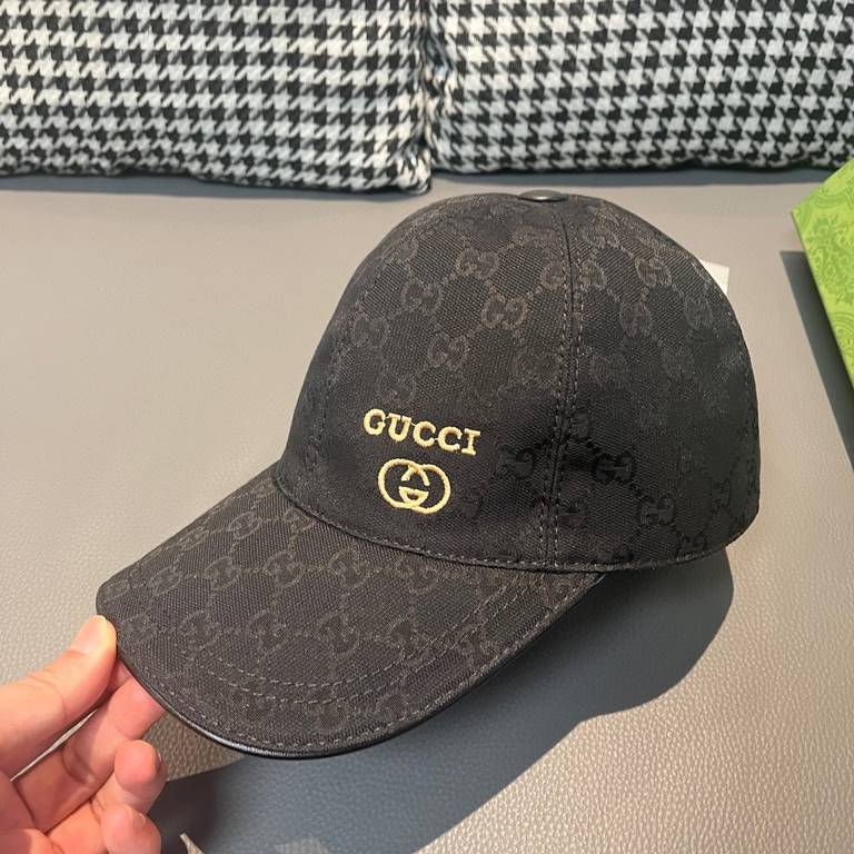 TheWannabe classic model shipment!With box cloth bag, Gucci (Gucci) classic original single baseball cap     gold small embroidery, counter 11 open mold customized, the highest version, the original canvas material   hea