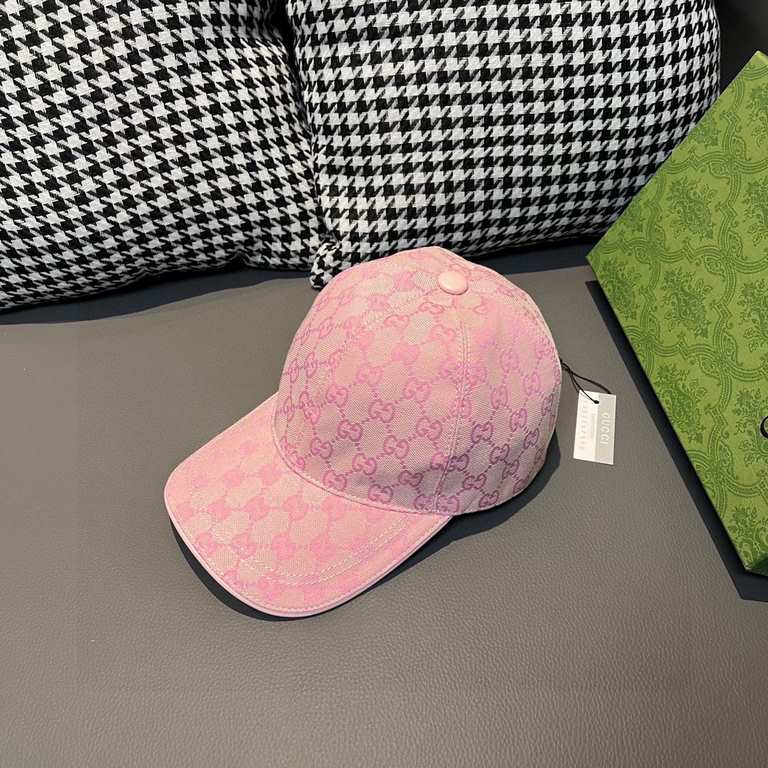 Wannabe classic model shipment!With box cloth bag, Gucci (Gucci) classic original single baseball cap     counter 11 open mold customized, the highest version, the original canvas material   head layer cowhide, light and