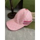 Special GUCCI original customized 11 open mold custom cowboy hat both the brand's traditional luxury connotation and modern streetwear aesthetics to show the design personality of the spring and summer series The cap is 