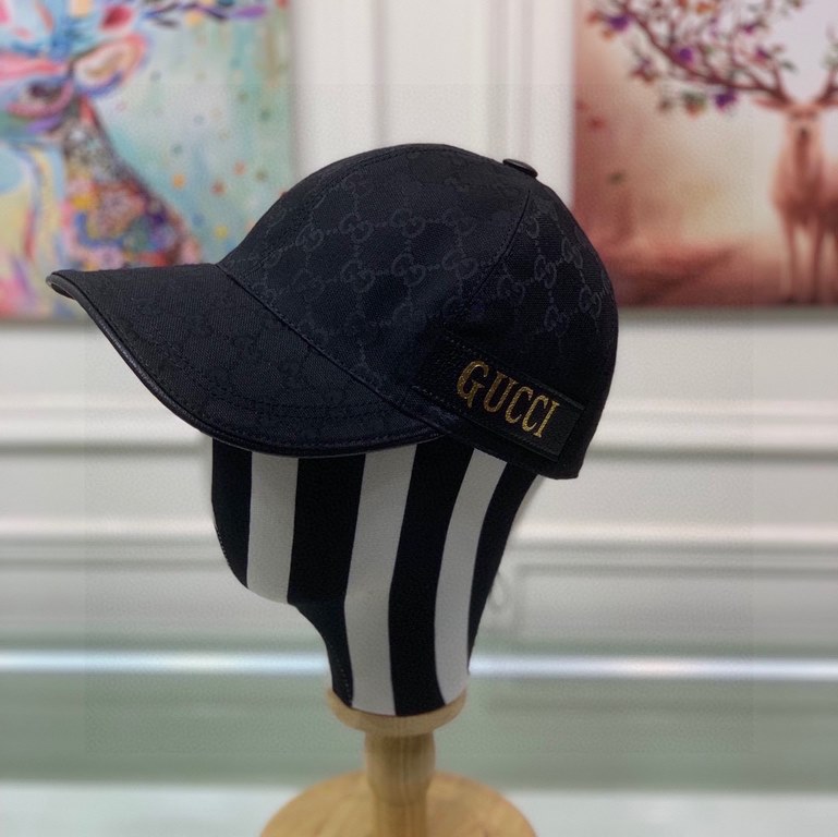 New models arrived!With packaging cloth bag, Gucci (Gucci) new original single baseball cap, hot gold webbing, counter the latest models, 11 open mold customized, genuine open mold, original canvas material   head layer 