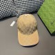 Wannabe classic model shipment!With box cloth bag, Gucci (Gucci) classic original single baseball cap     counter 11 open mold customized, the highest version, the original canvas material   head layer cowhide, light and