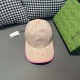 With packaging cloth bag, Gucci Gucci new original single baseball cap, candy color large double G, counter 11 open mold customized, original canvas fabric   head layer cowhide, lightweight and breathable! Basic head cir