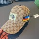 With box bag, Gucci (Gucci) new original single baseball cap, north face embroidery! Counter 11, imported canvas   head cowhide, generation purchase popular, men and women can be used with models, the quality is superb! 