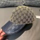 With box cloth bag, Gucci (Gucci) classic original single baseball cap, small double G cowhide splicing, 11 open mold ordering, superb quality! Brim head layer cowhide embossing, excellent quality! Base head circumferenc