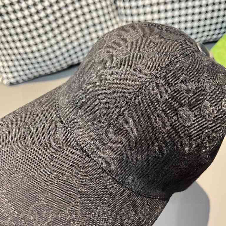 Wannabe classic model shipment!With box cloth bag, Gucci (Gucci) classic original single baseball cap     counter 11 open mold customized, the highest version, the original canvas material   head layer cowhide, light and