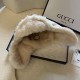 T￥Gucci Gucci fall and winter new ear protection cap,  wool lining, thunderbolt cap, four colors