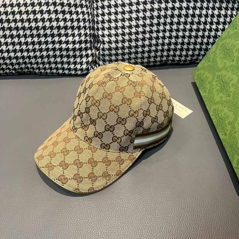 The new colors of the classic!Wannabe classic model new color shipment!With box bag, Gucci (Gucci) classic original single baseball cap     counter 11 open mold customized, the highest version, the original canvas materi