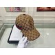 With box cloth bag, Gucci (Gucci) original single baseball cap, stamping double G, 11 open mold customized, the highest version, the original canvas material   head layer cowhide, cotton lining, light and breathable, phy