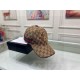 With box cloth bag, Gucci (Gucci) original single baseball cap, stamping double G, 11 open mold customized, the highest version, the original canvas material   head layer cowhide, cotton lining, light and breathable, phy