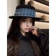 ￥Gucci Gucci fall and winter new bowler hat, 100% wool bowler hat, tweed cap, head circumference 57cm