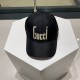 [GUCCI Gucci] 2023 counter new simple embroidery model baseball cap, very trendy! Casual sports models, classic production, super good with clothes!