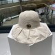 GUCCI Gucci new sun hat female summer UV large brim beach fisherman hat face shielding sunscreen UV color gel sun hat