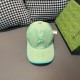 Gucci Gucci Baseball Caps.With packaging cloth bag, Gucci Gucci new original single baseball cap, candy color large double G, counter 11 open mold ordering, original canvas fabric   head layer cowhide, lightweight and br