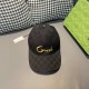 Gucci baseball cap.With box bag, Gucci (Gucci) new original single baseball cap, art word embroidery, 11 open mold customized, heavy embroidery, details comparable to the counter, the original canvas material   head laye