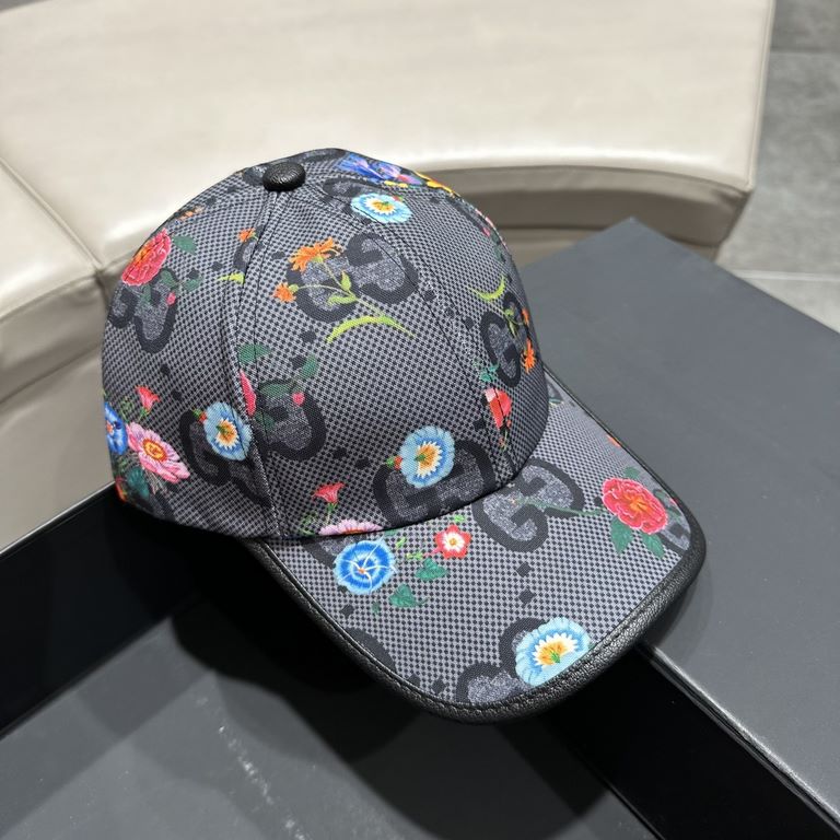 [GUCCI Gucci baseball cap  , counter new simple and very trendy! Casual sports models, classic production, super good with clothes!