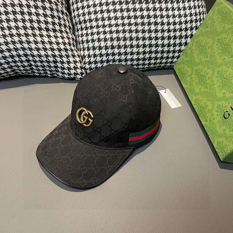 TheNew models arrived!With packaging cloth bag, Gucci (Gucci) new original single baseball cap, metal double G, the latest models of the counter, 11 open mold customized, genuine open mold hardware, original canvas mater