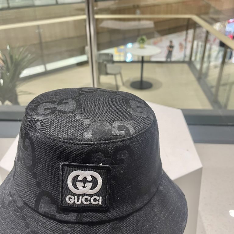 GUCCI Gucci 2023 new Korean original single cute bear bear fisherman hat   high quality, casual style, low-profile luxury, super fashionable color, trendy and versatile