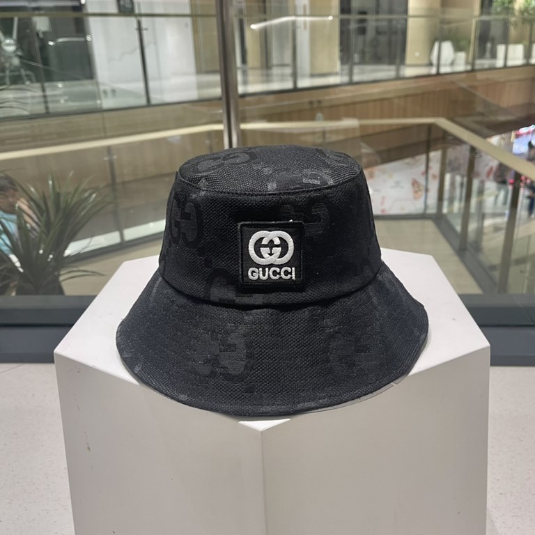 GUCCI Gucci 2023 new Korean original single cute bear bear fisherman hat   high quality, casual style, low-profile luxury, super fashionable color, trendy and versatile