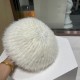 GUCCI Gucci 2023 burst of furry wool beret women's fall and winter knitted wool show face small belle hat