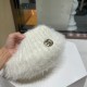 GUCCI Gucci 2023 burst of furry wool beret women's fall and winter knitted wool show face small belle hat