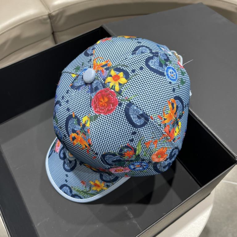 [GUCCI Gucci baseball cap  , counter new simple and very trendy! Casual sports models, classic production, super good with clothes!