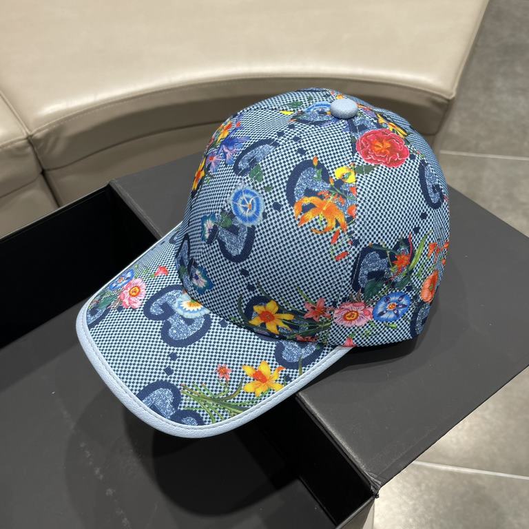 [GUCCI Gucci baseball cap  , counter new simple and very trendy! Casual sports models, classic production, super good with clothes!