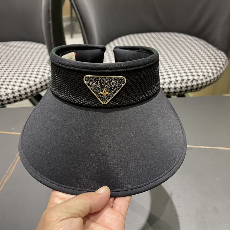 Gucci GUCCI2024 pop model sun hat hollow cap, super convenient! Good ride! Out on the street must have