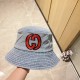 Special   with dust bag [GUCCI Gucci] 2024 new denim do old men and women models fisherman's hat, super good with the closed eyes into a