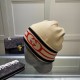 GUCCI Gucci original single hat official website new hair band decorated knitted cap, love] [love] wool cashmere double layer hat    warm and stylish, simple and generous, more fashionable high-end atmosphere!