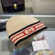 GUCCI Gucci original single hat official website new hair band decorated knitted cap, love] [love] wool cashmere double layer hat    warm and stylish, simple and generous, more fashionable high-end atmosphere!