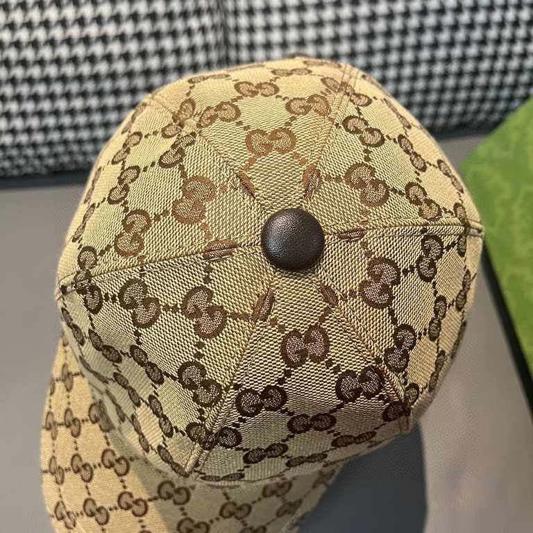 TheWannabe classic model shipment!With box cloth bag, Gucci (Gucci) classic original single baseball cap     gold small embroidery, counter 11 open mold customized, the highest version, the original canvas material   hea