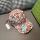 GucciWith box bag, Gucci (Gucci) new original single baseball cap, rose, 11 open mold customized, dark pattern small double G, details comparable to the counter, the original canvas material   head layer cowhide, the qua