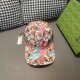 GucciWith box bag, Gucci (Gucci) new original single baseball cap, rose, 11 open mold customized, dark pattern small double G, details comparable to the counter, the original canvas material   head layer cowhide, the qua