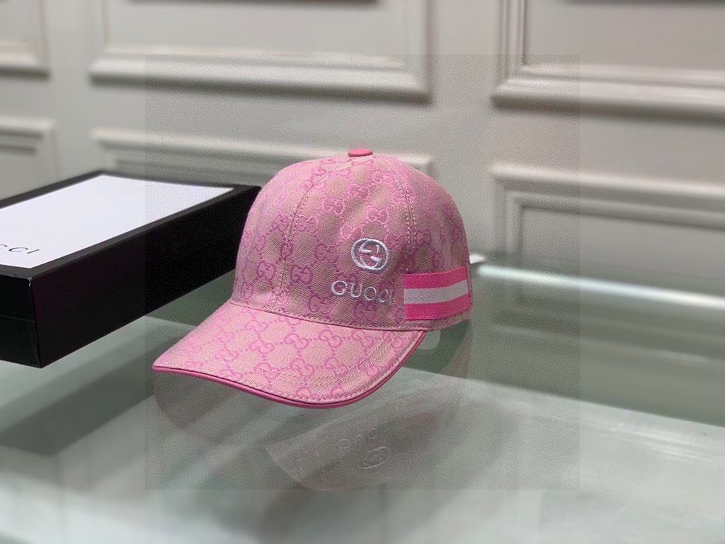 Wannabe classic model shipment!With box cloth bag, Gucci (Gucci) classic original single baseball cap    gucci small embroidery, counter 11 open mold customized, the highest version, the original canvas material   head l