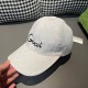 Gucci baseball cap.With box bag, Gucci (Gucci) new original single baseball cap, art word embroidery, 11 open mold customized, heavy embroidery, details comparable to the counter, the original canvas material   head laye