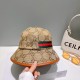 Original qualityGUCCI Gucci fisherman's hat   official website new Gucci fisherman's hat is on fire Craft is very exquisite High-grade atmosphere upscale! Low-key luxury, easy to carry!