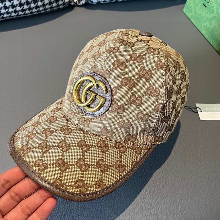 Gucci baseball cap, metal double G, the latest counter models.With packaging cloth bag, Gucci (Gucci) new original single baseball cap, metal double G, the latest models of the counter, 11 open mold customized, genuine o