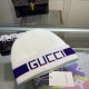 With dust bagGUCCI Gucci original single cap official website new hair band decorated double knit cap, love] [love] wool cashmere double layer cap    warm and stylish, simple and generous, more fashionable high-end atmos