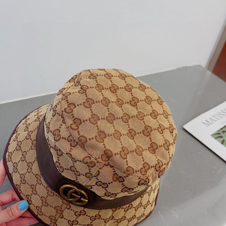 ￥Gucci Gucci original single fisherman hat, counter models, men and women, head circumference 57cm