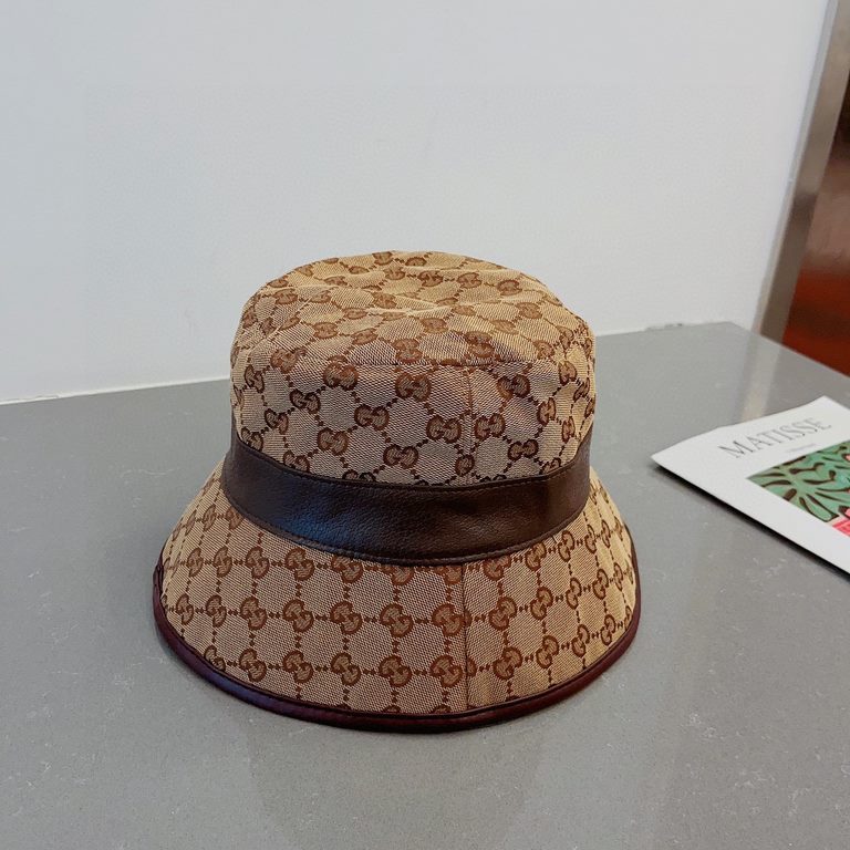 ￥Gucci Gucci original single fisherman hat, counter models, men and women, head circumference 57cm