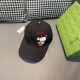 With box cloth bag, Gucci (Gucci) four seasons models baseball cap, Gucci mouse, 11 open mold customized, heavy embroidery, details comparable to the counter, the original canvas material   head layer cowhide, the qualit