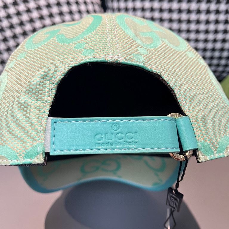 With packaging cloth bag, Gucci Gucci new original single baseball cap, candy color large double G, counter 11 open mold customized, original canvas fabric   head layer cowhide, lightweight and breathable! Basic head cir